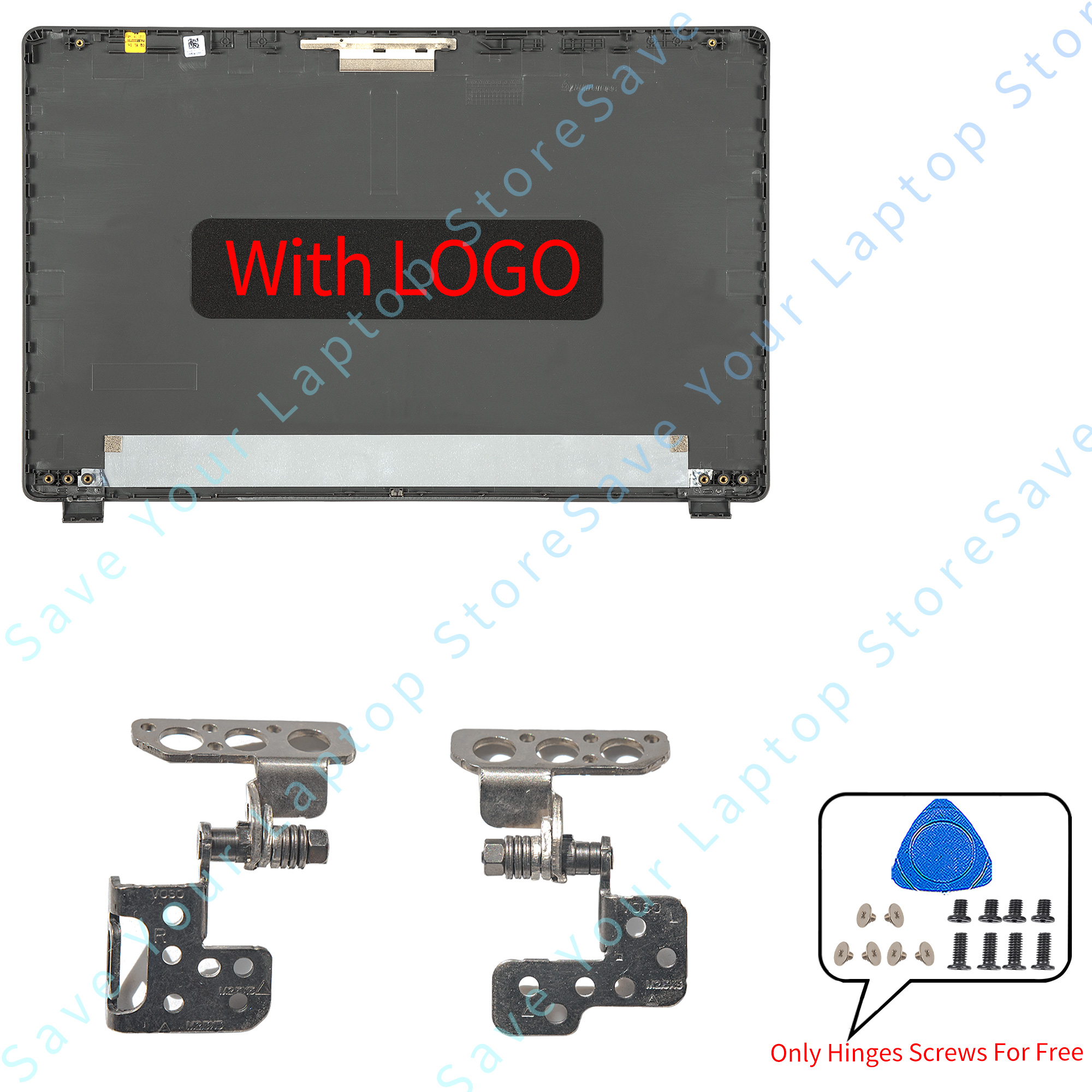 For Aspire 3 A315-54 A315-42/54K/56 N19C1 EX215-51/52 Top Case LCD Back Cover Bezel Hinges Laptop Cases Replace: ROYAL BLUE
