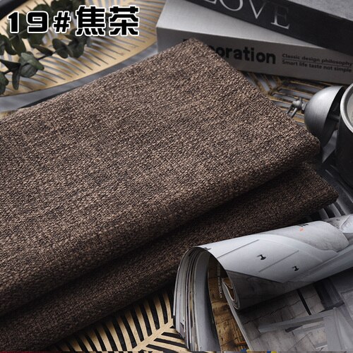 Width 148cm Old Coarse Linen Cloth Cotton fiber Diy sofa upholstery fabric Diy Tablecloth By the yard: 19