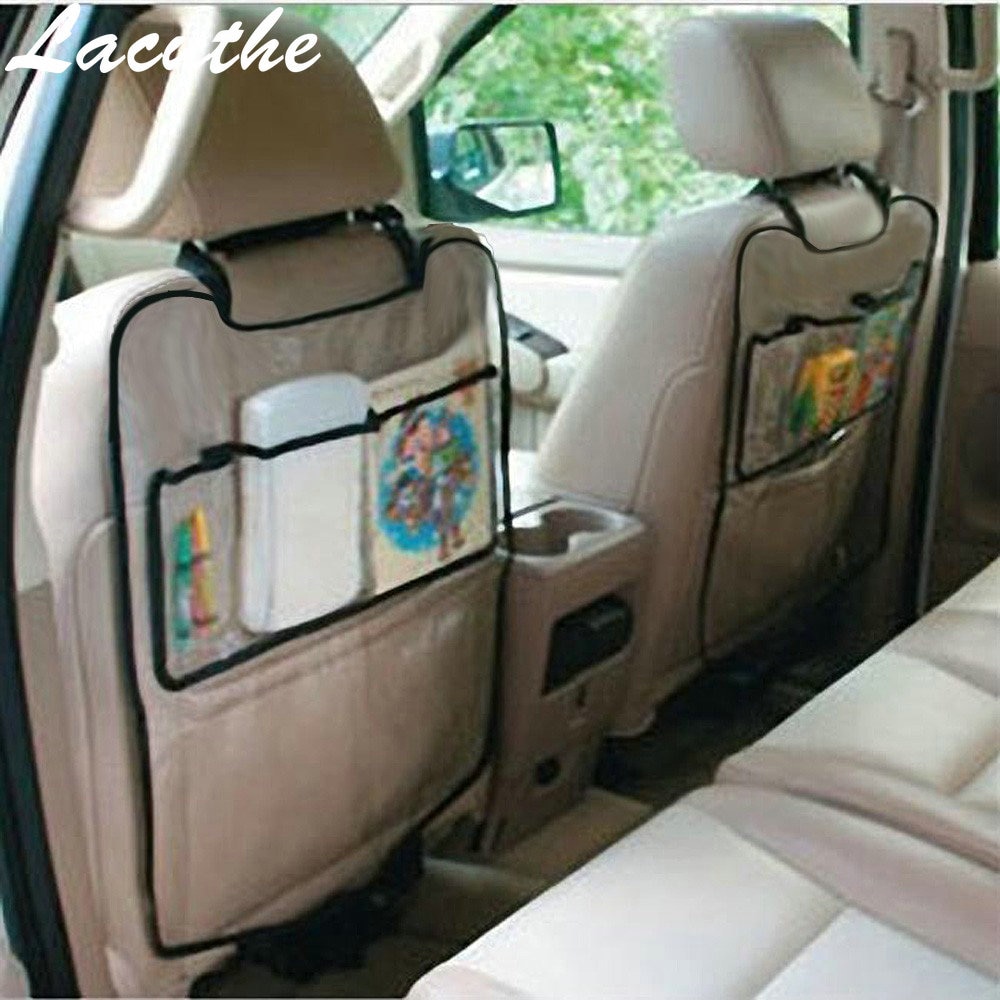 Universal Car Auto Seat Protector Back Cover Voor Kinderen Kick Mat Auto Auto Opbergtas Auto Seat Multi Pocket Reizen