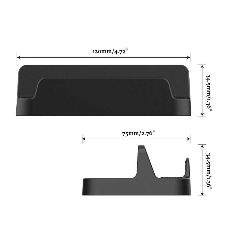 Konsolenhalterung, ständer, basis, halterung, stützgestell für steam deck smartphones, kompatibel mit switch/switch oled/switch lite