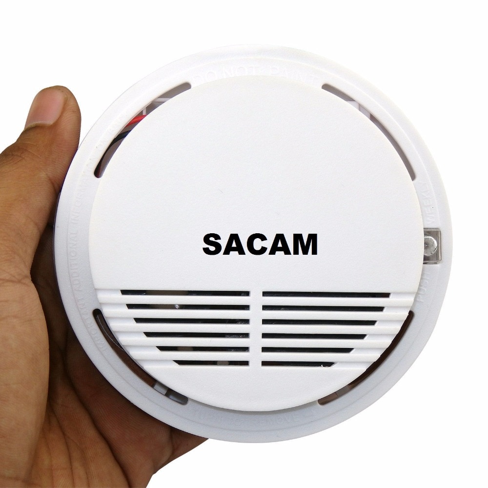 Rookmelder Fire Alarm Sensor Alarmsystemen Beveiliging Thuis Draadloze Werkt Met Sacam Wifi Ip Camera SASDIGI72M2WL Voor Keuken