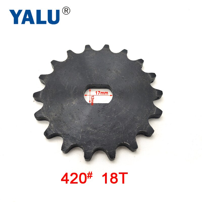9T 10T 12T 14T 16T20T 420 428 Electric Tricycle Ebike Sprocket for Chain Drive Bicycle Motorcycle Gear DC Motor BM1418ZXF Pinion