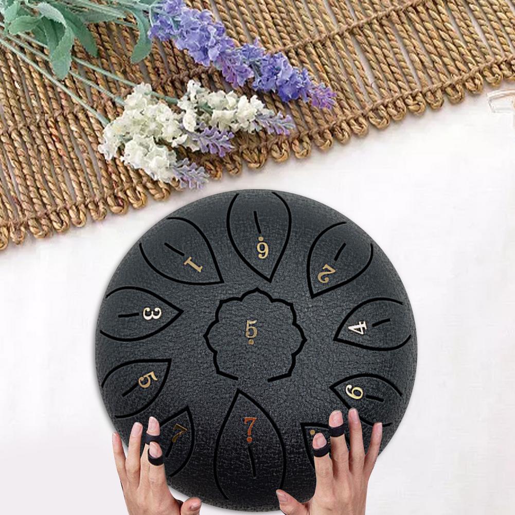 6 Inch Mini Drum 11 Tone Staal Tong Drum Tune C Percussie Hand Pan Drum Met Gewatteerde Drum Tas Musical instrumenten