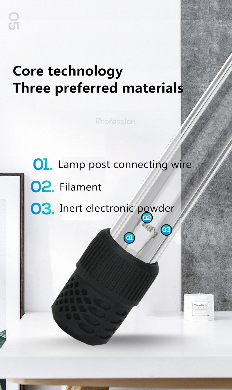 220V UV Sterilizer Fish Tank UV Sterilization Lamp Fish Pond Water Purification Algae Diving Sterilization