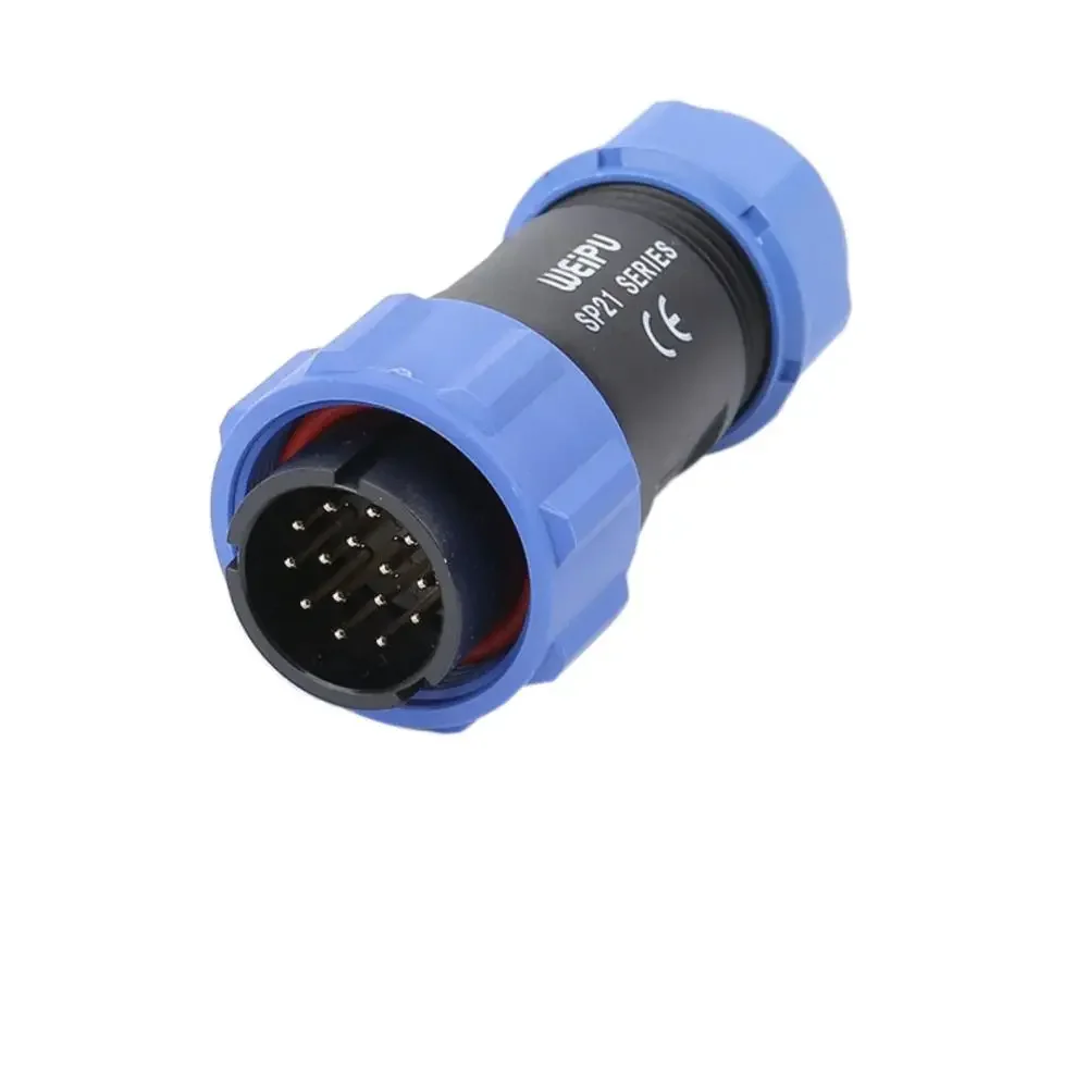 Weipu sp21 elektrischer Stroma schluss sp2110/p 2-polig 3-polig 4-polig 5-polig 6-polig 7-polig 8 9 12 15-poliges wasserdichtes ip68-Signaladapter-Ladegerät: Rot