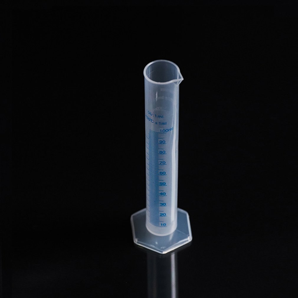 プラスチックメスシリンダー 250 ミリリットルメスシリンダーブルーラインスケール酸とアルカリ耐性 pp メスシリンダー – Grandado
