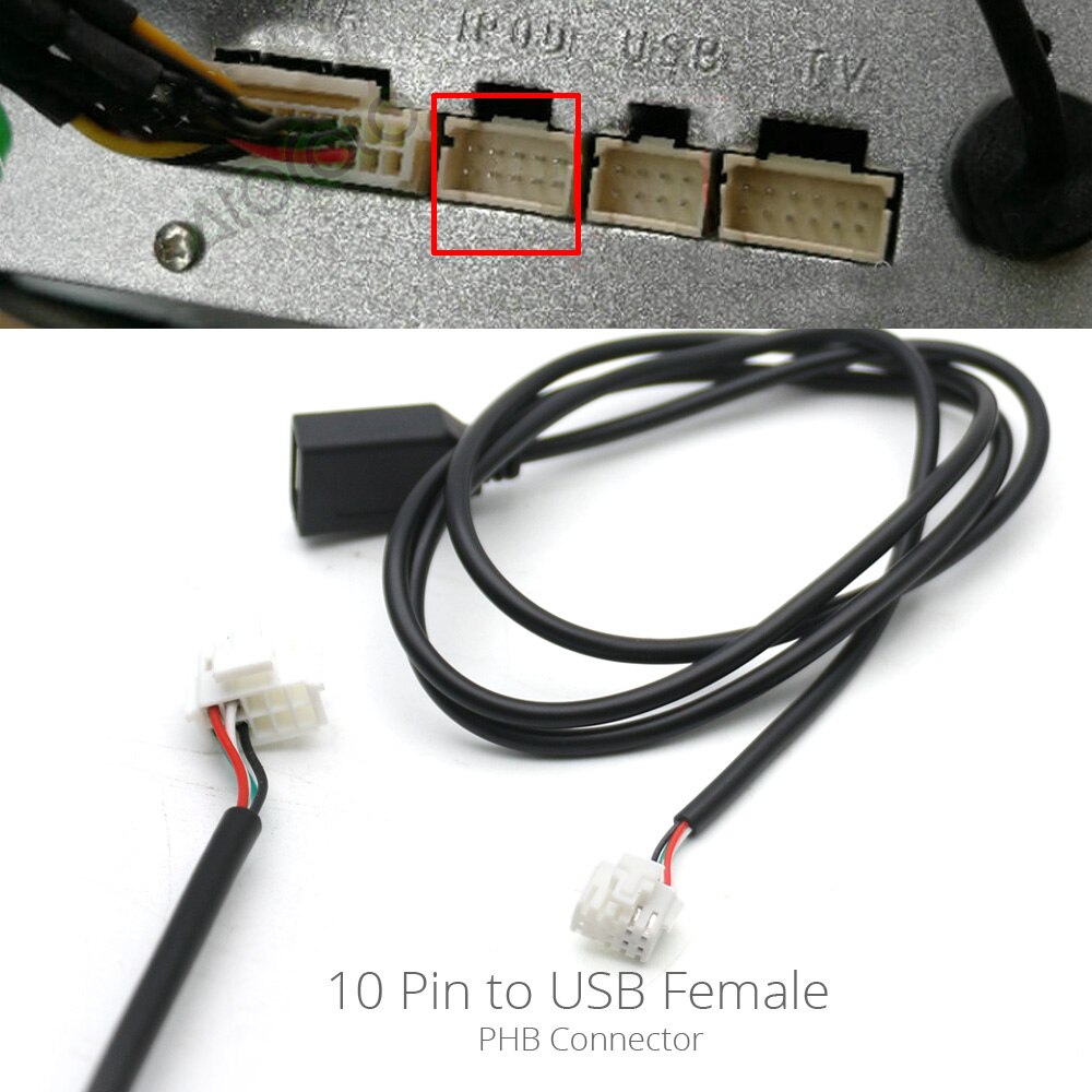 Universal usb hun interface  to 4 6 8 pin input wire connect kabel adapter til bil multimedieafspiller android stereo radio