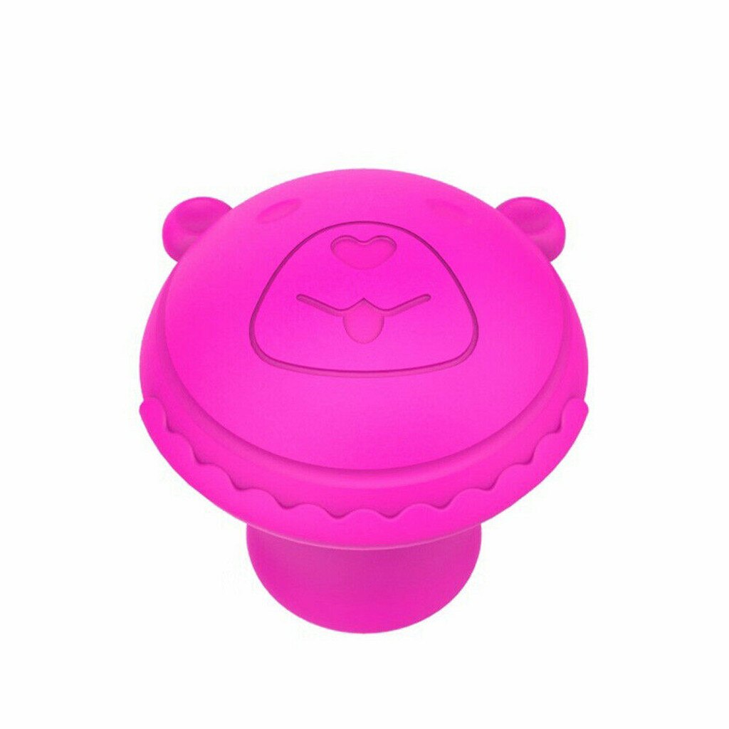 Face Slimming Tool Face Lift Skin Firming V Shape Exerciser Instrument Cute Portable Anti Wrinkle Mouth Exercise Tool: Hot pink