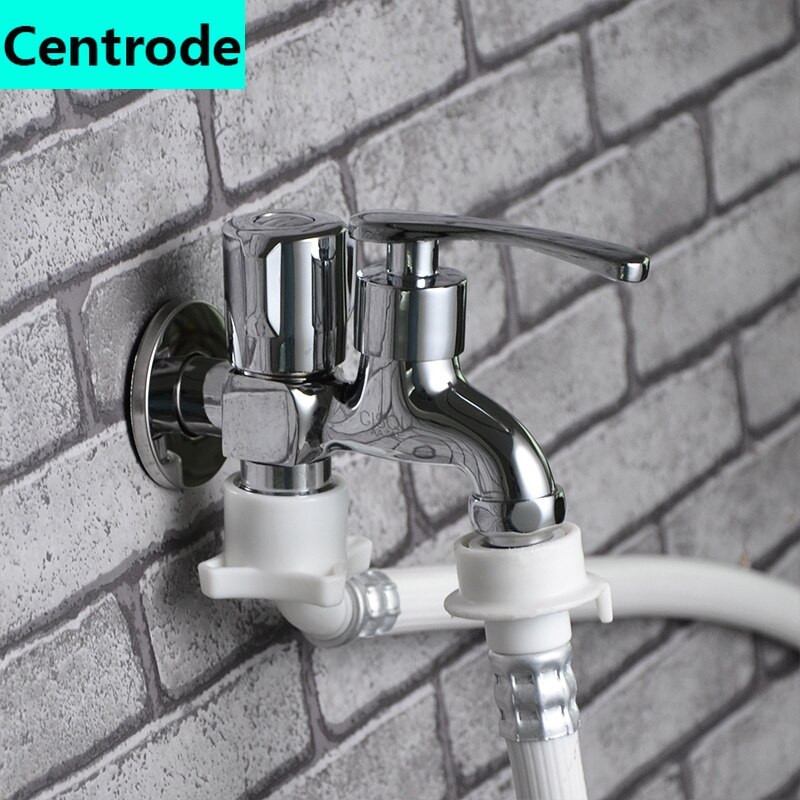 Water-tap Dual-use washing machine faucet mop pool one in and two out multifunctional single cold water nozzle