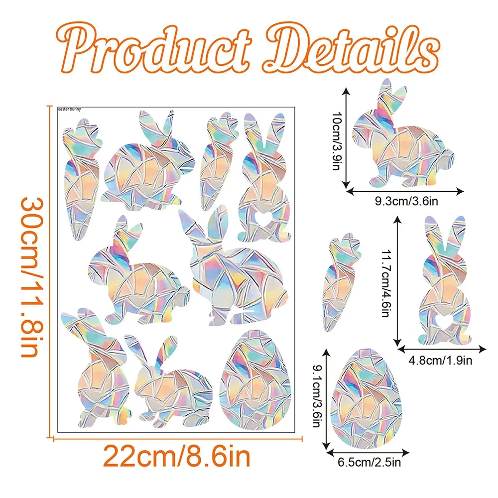 Sunshine Catcher Colorful Window Stickers Rainbow Prism Butterfly Electrostatic Glass Stickers PVC Anti-collision Window Sticker: Silver