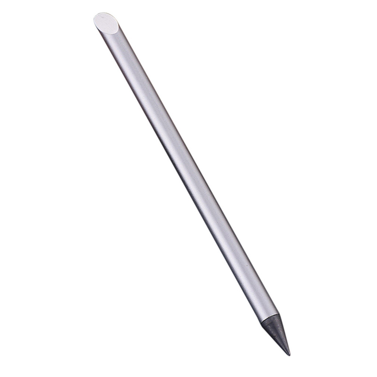 Office Everlasting Pencil Eternal Metal Pen Inkless Pen Office Painting Clear and Durable Gadgets Student Supplies Collectible G: White 