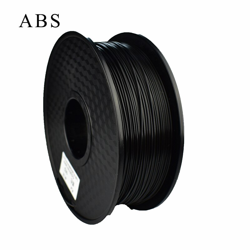 1 KG 3D Printer PETG/PLA/ABS Filament 1.75/3.0 Voor Makerbot, Reprap, UP, afinia, Flash Forge en alle FDM 3D Printers, Wit, zwart