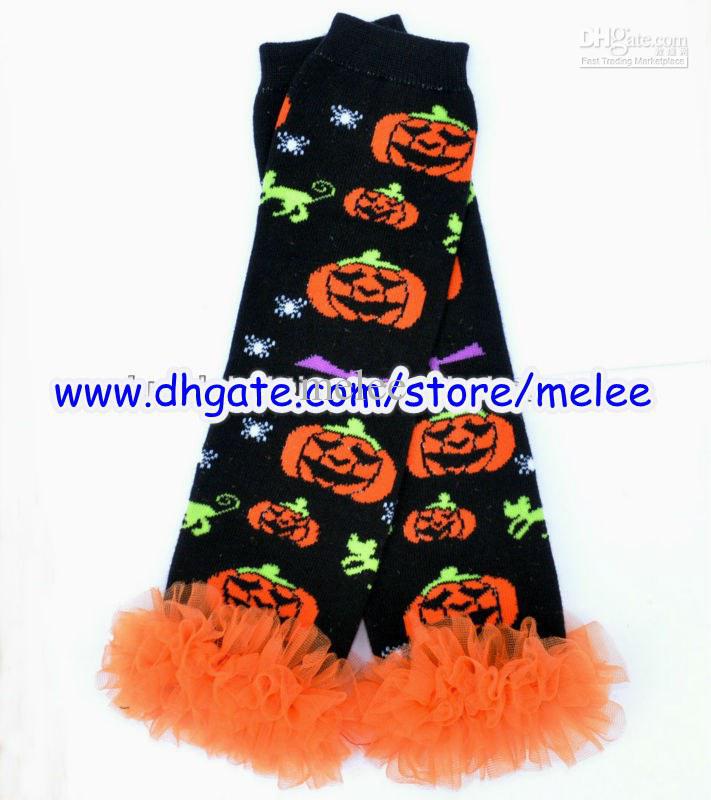 Halloween pompoen ruche beenwarmer baby kant been chevron volwassen armwarmers u kiest gratis kleur 15 paar/lot