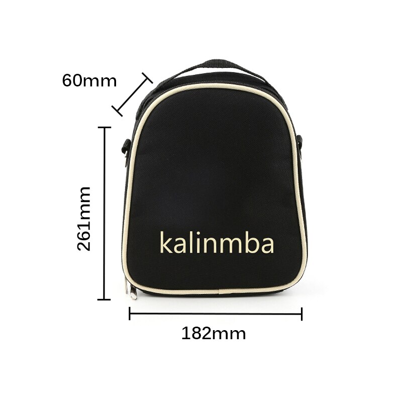 17 / 10 Key Universele Opslag Schouder Draagbare Tas Duim Piano Kalimba Mbira Soft Case Oxford Doek Binnenkant Katoen