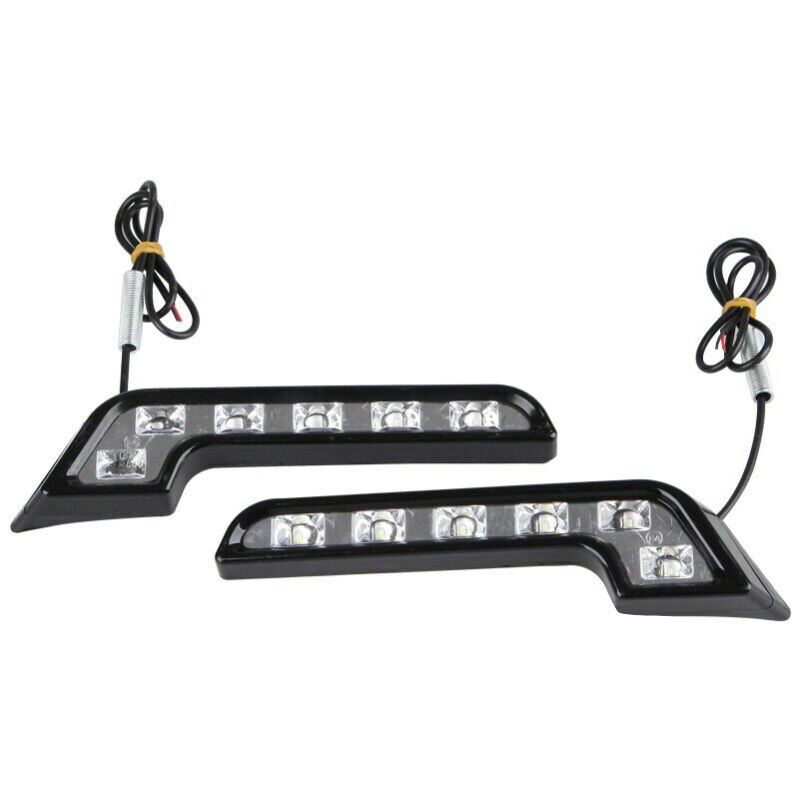 L-Shape Daytime Running Lights 6-LED Super bright Shockproof Waterproof