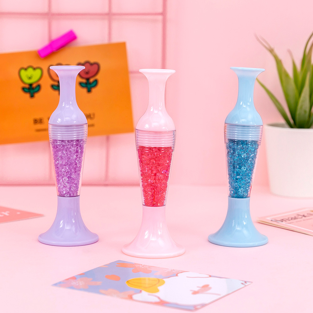 5D Diamond Painting Point Drill Pen DIY Crafts Flower Pot Shape Point Drill Pen Cross Stitch Embroidery Sewing Accessories