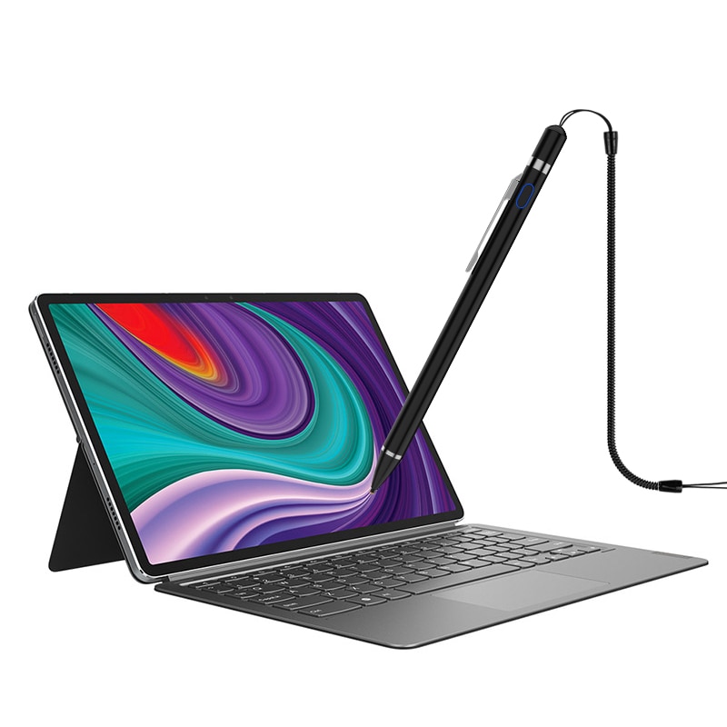 Stylus pen til lenovo tab  m8 m10 fhd plus 2nd gen tb -x306x x606f x505f x605f 8505f 8705f tablet touch pen med fjederreb etui