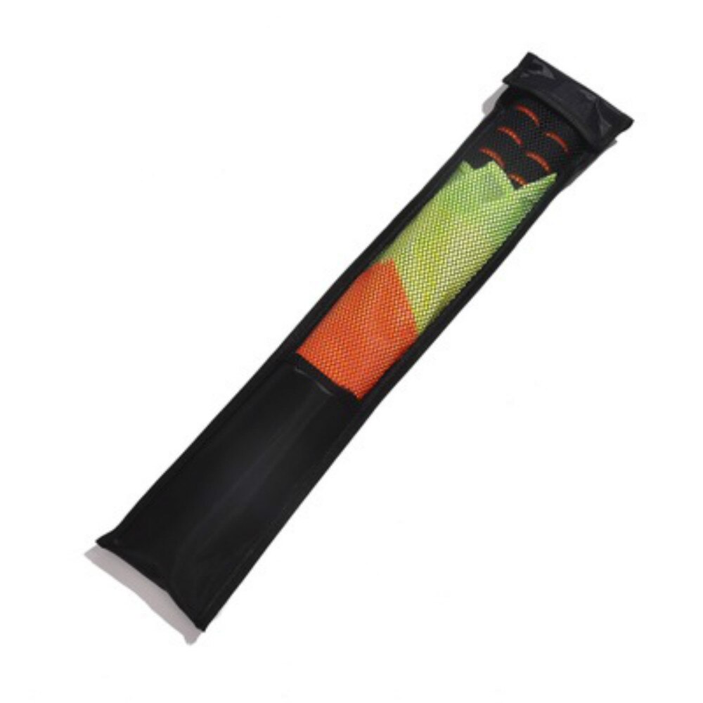 2 Pcs Soccer Referee Flag with Bag Football Judge Sideline Fair Play use Sports Match Football Linesman Flags Referee Equipment