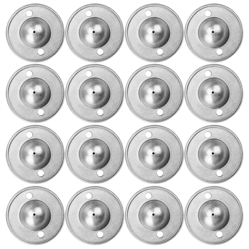 16Pcs CY-16B Dia 5/8-Inch Lager Staal Rollerball Flens Transportband Ball Transfer Unit 360 Graden Universele Overdracht lager