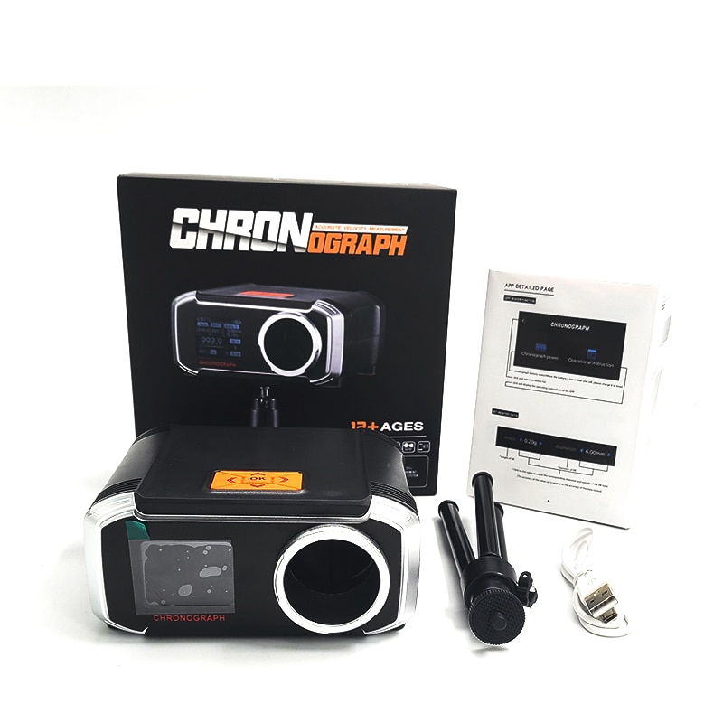 Shooting Chronograph Shooting Speed Meter Ball Velocity Energy Measurement Bullet Speed Bluetooth Different function Selection