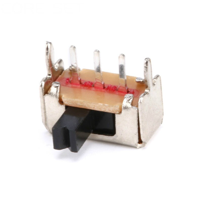 20Pcs Interruptor on-off mini Slide Switch SK12D07VG3 3pin 1P2T 2 Position toggle switch Handle length:3MM