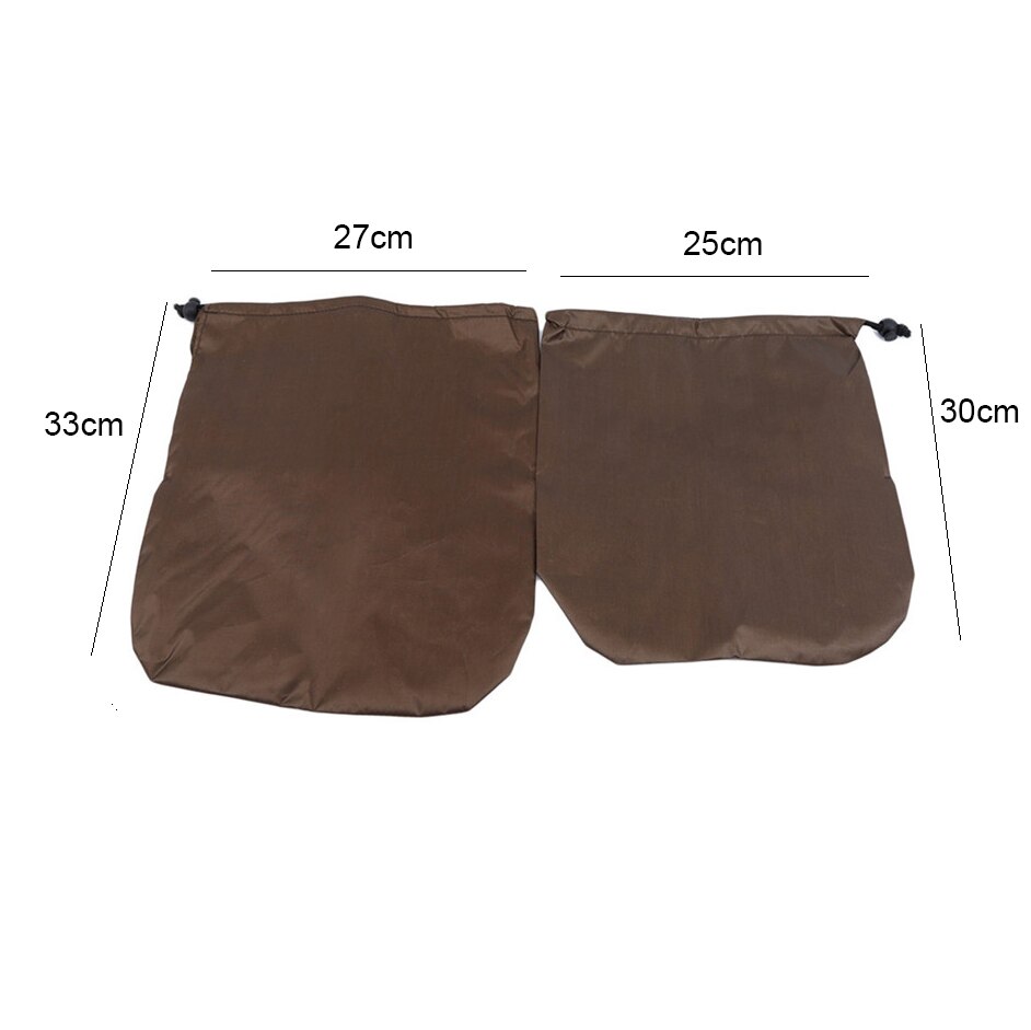 Car Rear View Side Mirror Frost Guard Snow Ice Winter Waterproof Cover 2 Sizes: Khaki 30x25cm