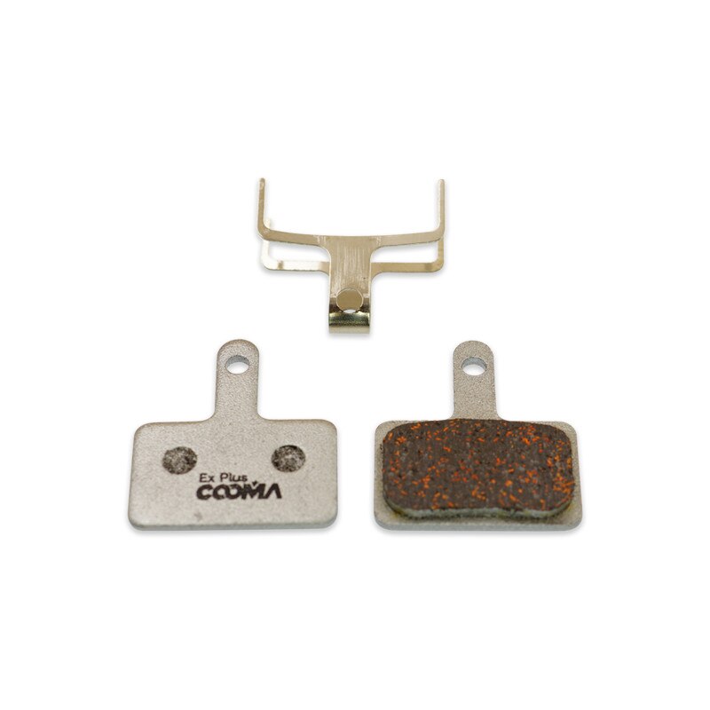 Freno de disco de bicicleta almohadillas para SHIMANO M375 M395 M486 M485 M475 M416 M446 M515 M445 M525 freno de disco, respaldo de aleación de aluminio, 4 pares