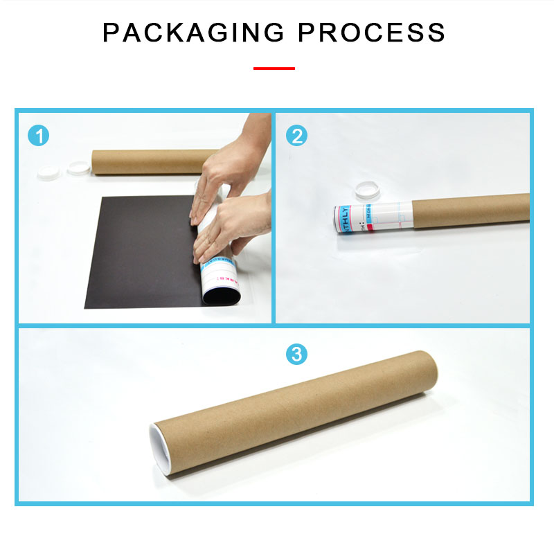 YIBAI A3 Whiteboard Monthly Planner Message Board Kitchen