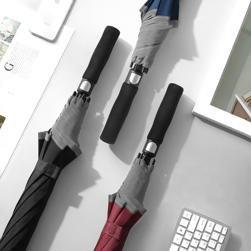 Umbrella Golf Umbrella Long Handle Umbrella High-end Men Increase Anti-storm Business Straight Male Umbrella Parasol Umbrella
