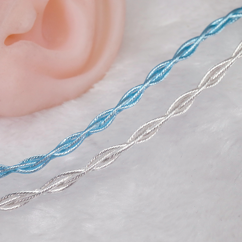 Hakugei Mum. Litz Verzilverd 6n Occ Kabel. Diy Φ1.1mm