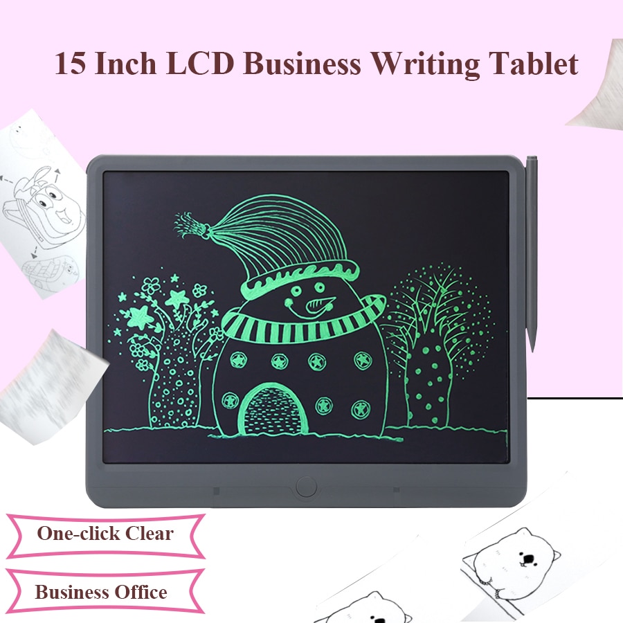 Writindrawing Tablet 15 "Lcd Schrijven Tablet Elektronica Tablet Tekentafel Ultra Dunne Draagbare Hand Schrijven Cadeaus Voor Kinderen