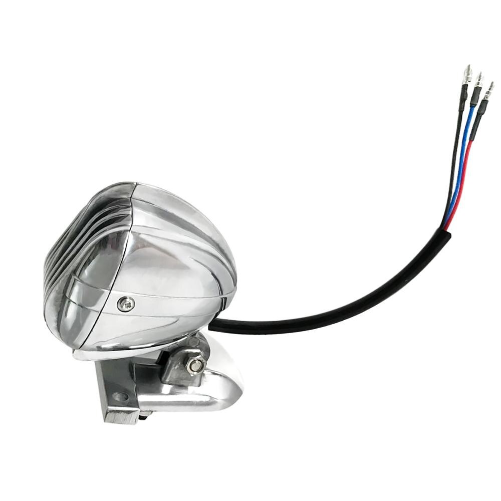 Feu arrière de moto Vintage cuotm, feu de stop pour Chopper Bobber, robuste: Polish LED Type