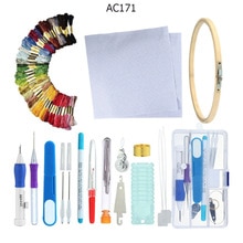 DIY Magic Embroidery Stitching Punch Needle Tool Stitching Punch Pen With Case Sets DIY Craft Sewing Tool aguja magica para bord