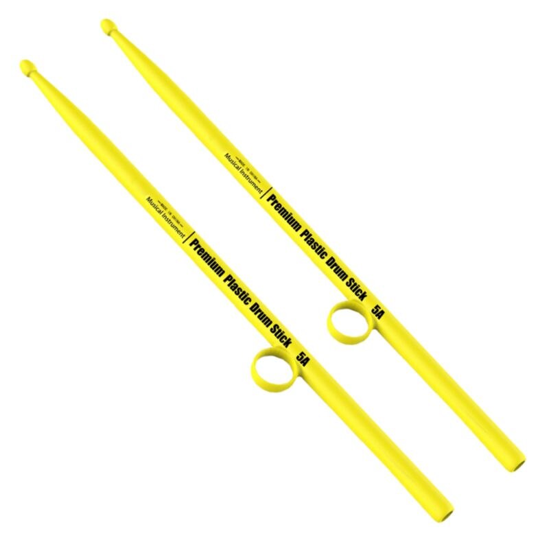 1 Paar Abs 5A Drumsticks Met Extra Ring Kleur Drum Sticks Twirl En Grip N0HA: 7HH402653-Y