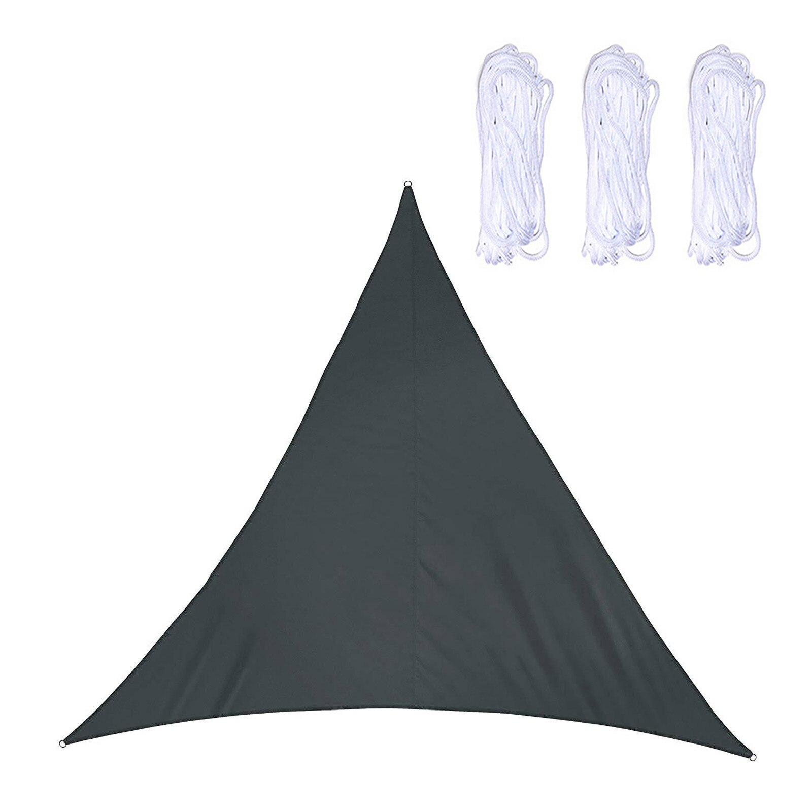 Zonnescherm Doek Zonneschermen Luifel Vaststelling Anti-Uv Duurzaam Slijtvast Tuin Outdoor Driehoek Uv-Bescherming Waterdichte Luifel: Black