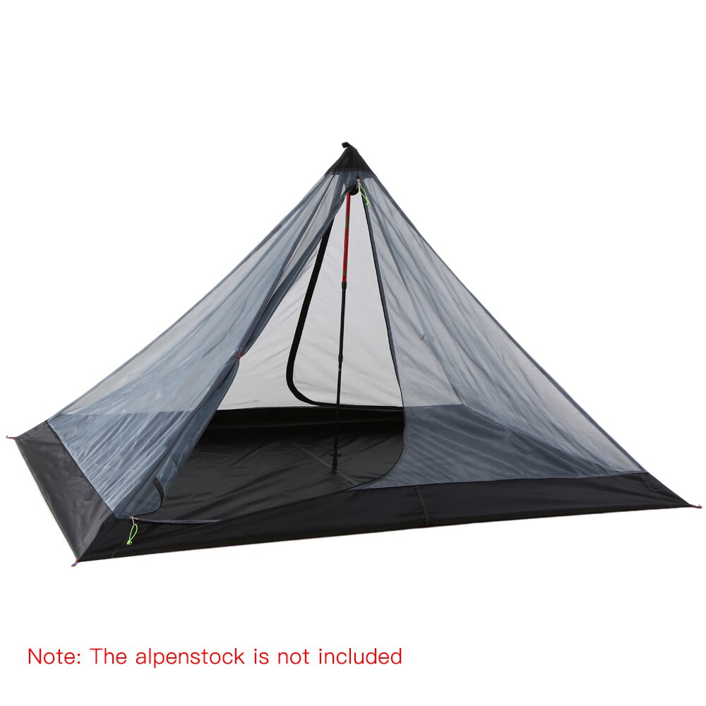 Tenda da campeggio esterna tenda a rete ultraleggera tenda da tenda a rete repellente per insetti 1-2 persone tenda da campeggio pieghevole ultraleggera