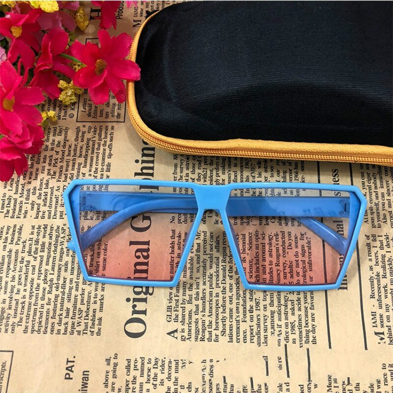 Simple Sport Style Kid Sunglasses Ultraviolet Ray Toad Mirror Children Glasses Girl Sunglasses Boy GlassesTrend