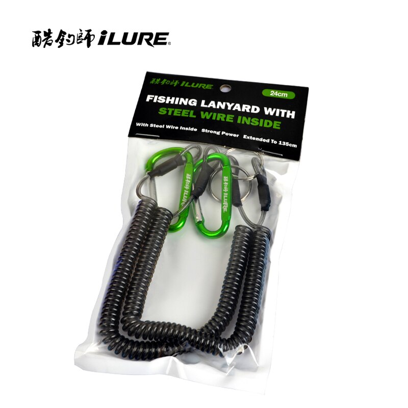 2 stks/partij Lanyards Varen Multicolor Touwen Kayak Camping Veilige Lijnen Draad Vissen Lanyard voor Tangen Lip Grips Pesca Gereedschap