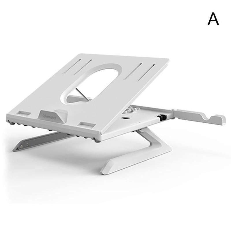 Portable Laptop Stand Support Base Notebook Pro Computer Laptop Lapdesk Holder Riser For Macbook Cooling Bracket S S5D6: A