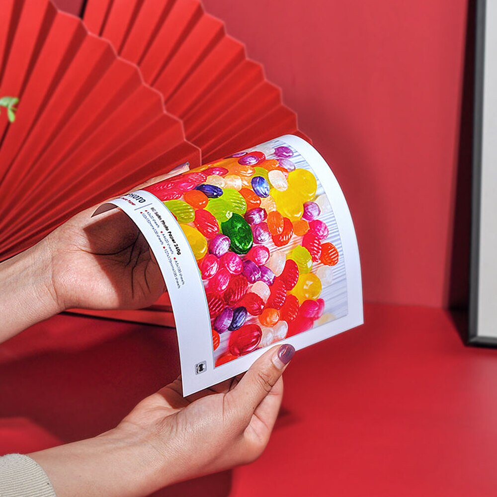 100Pcs/1Set 5 Inch 6 Inch 7 Inch Fotopapier Studio Papier A5 A6 Glossy fotopapier Geschikt Voor Album Foto &#39;S