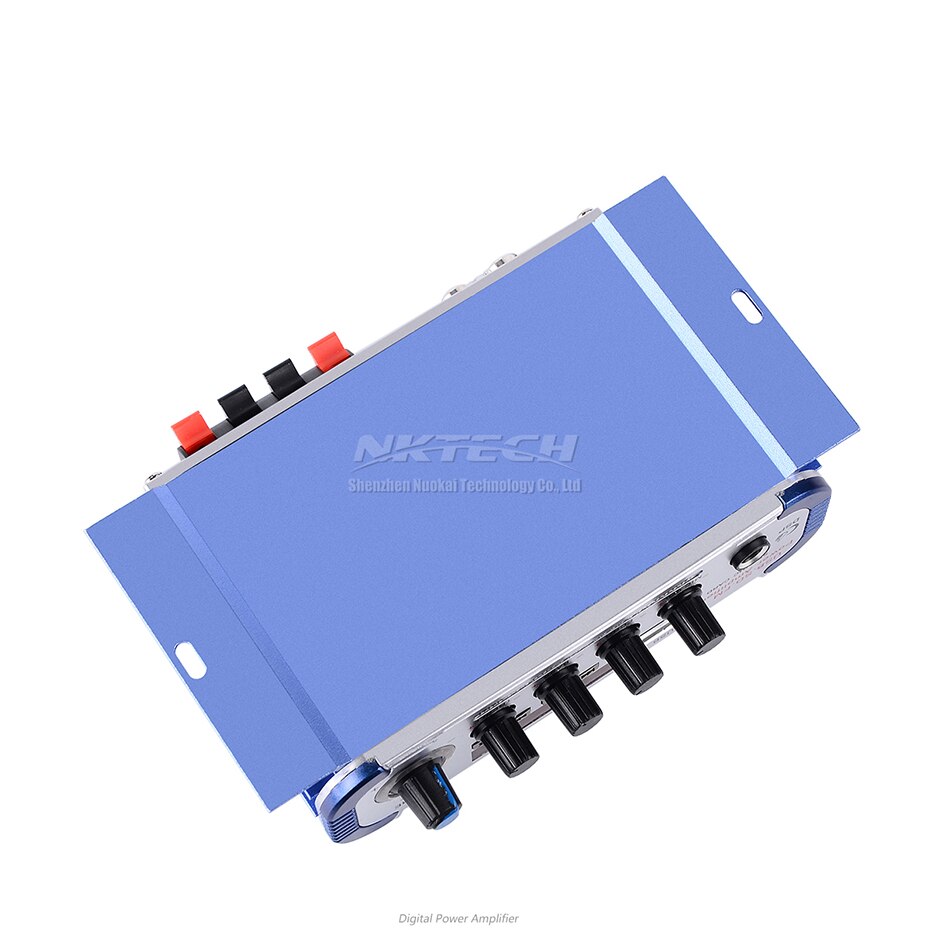 NKTECH HY-604 Auto Audio- hoch Energie Digital Verstärker 4CH x 45W Hallo-fi-Spieler mit MIC Karaoke Nachhall Unterstützung FM SD DVD MP3