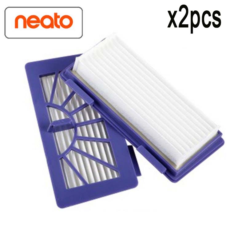 Brosse à rouleau + filtre HEPA pour Neato XV-21 XV Signature Pro XV-11 XV-12 XV-15, brosses à rouleau courbes de remplacement: 2pcs