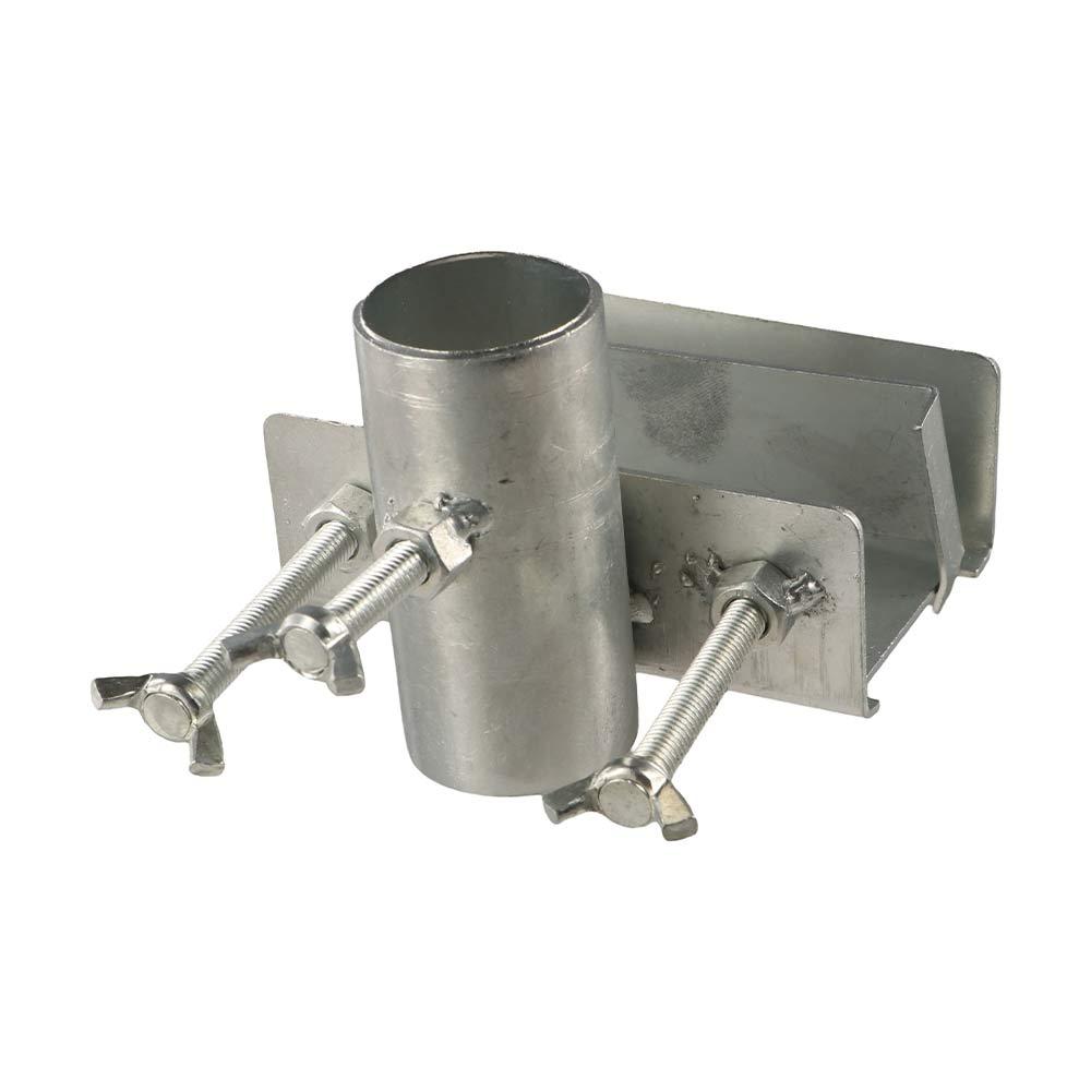 Justerbar paraplyklämfäste rostskydd vattentät uteplatsparaplyhållare stötsäker kraftig paraplyställning matvagnar
