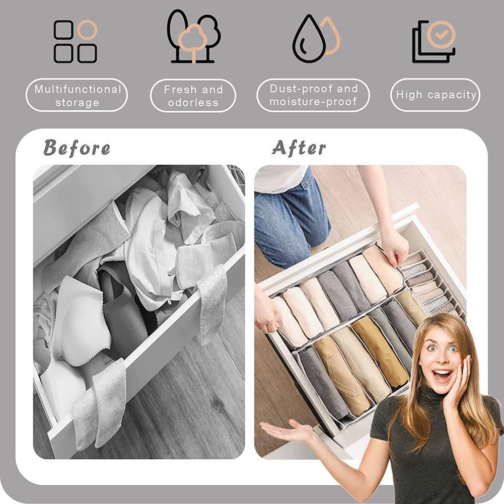 Unterwäsche Bh Veranstalter Lagerung Kasten Höschen Socken Lagerung Boxen Kleiderschrank Kleidung Organizer Schubladen Separator Boxen