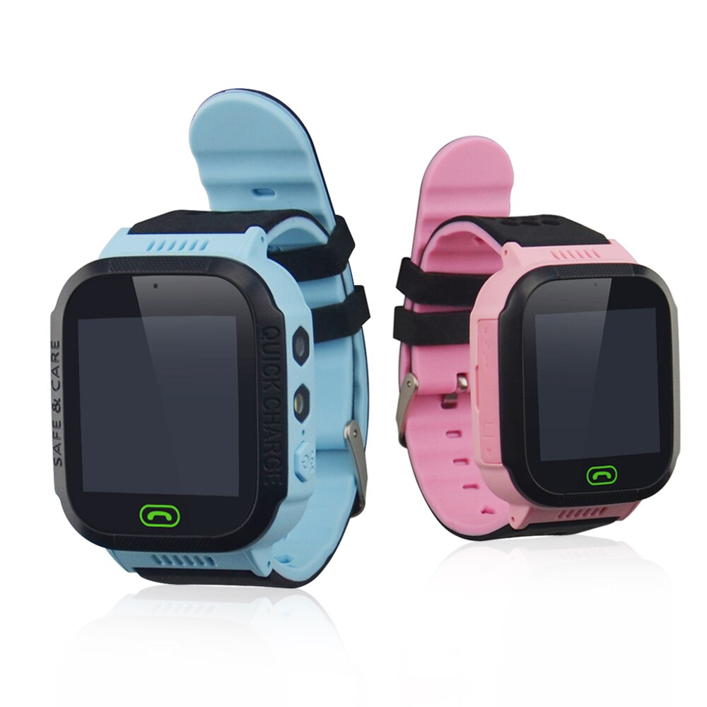GSM GPRS Kids Wrist Watch Smart Children Watch Y21S 2G GSM Tracker No GPS Module Anti-lost Multi-function Watch Tracker 3 Colors