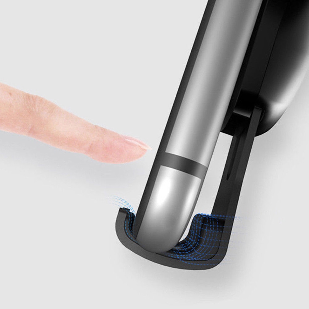 Support Voiture Universel Pour Ventilation - Support Gravité Pour Téléphone Portable, Noir