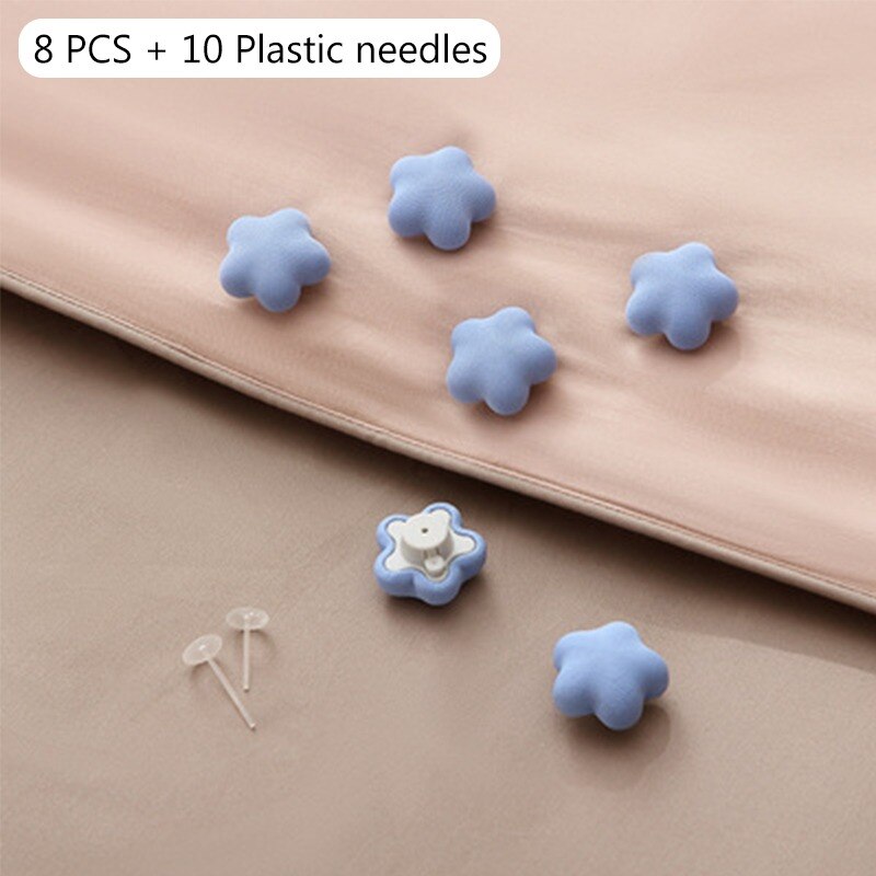 4/8 Stuks Panda Quilt Stand Antislip Nordic Clips Voor Laken Deken Clip Wasknijpers Covers sluiting Clip Houder: 8PCS  Set C