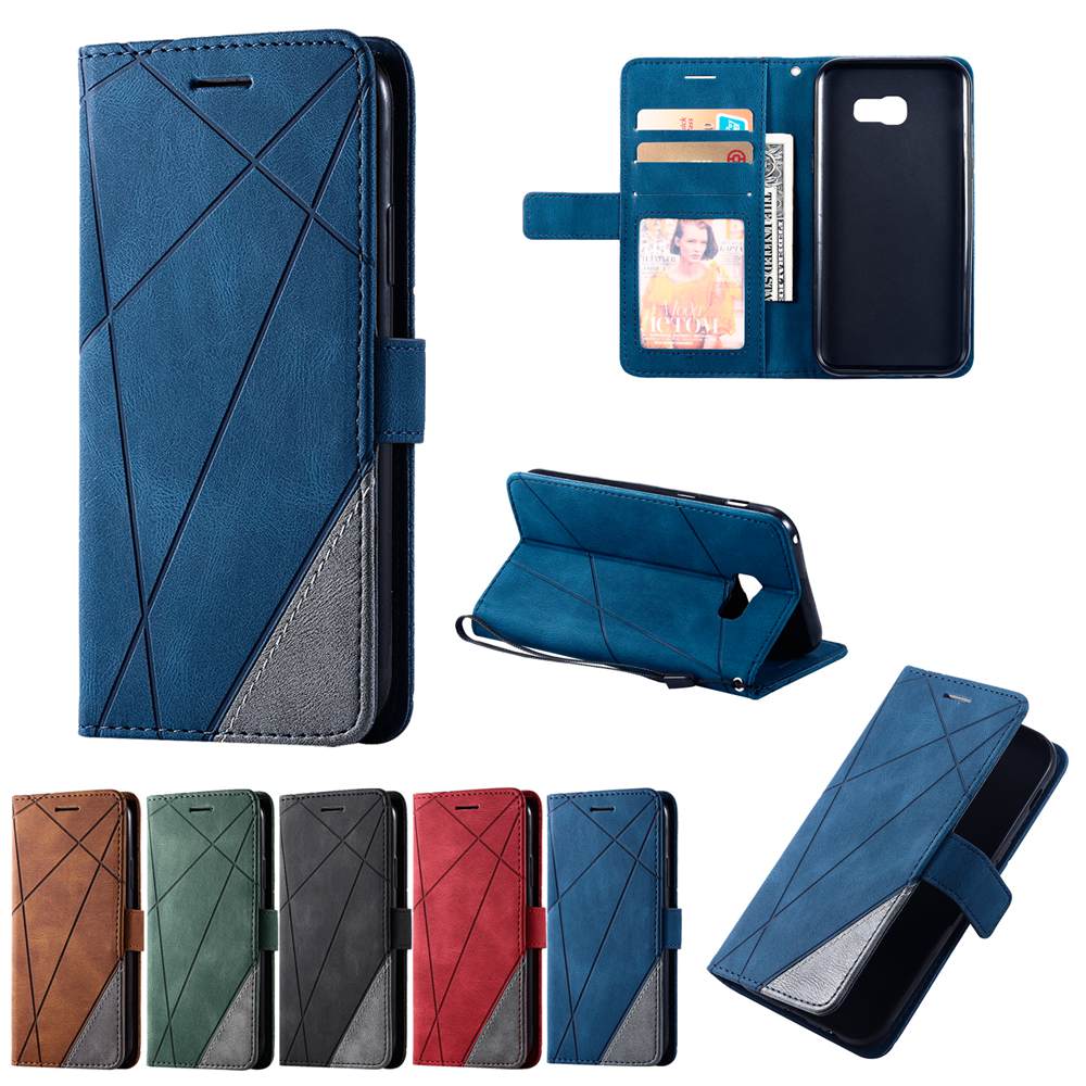 A5 A520F Case Gemengde Splice Pu Leather Case Voor Samsung Galaxy A5 A520F Cover Case Voor Samsung A5 case Voor Galaxy A520F
