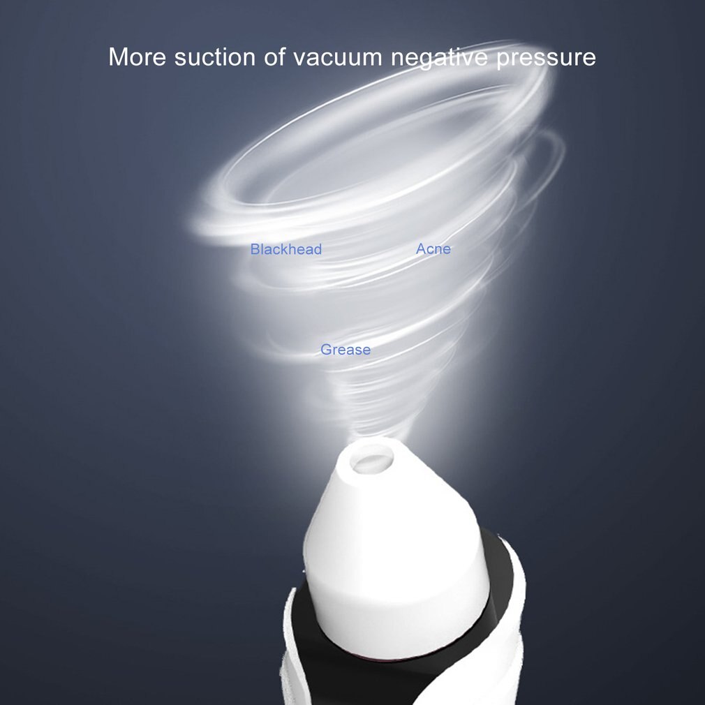 Nettoyeur de points noirs visuel Rechargeable USB Pores du visage aspirateur de tête noire 500X caméra de Microscope WIFI