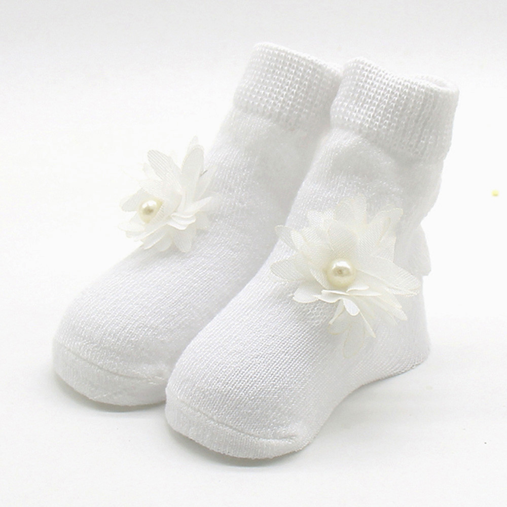 Baby Kids Meisjes Comfortabele Bloemen Leuke Katoenen Sok Slippers Warm Ankle Sokken 0-12M Baby Meisje Sokken Beste